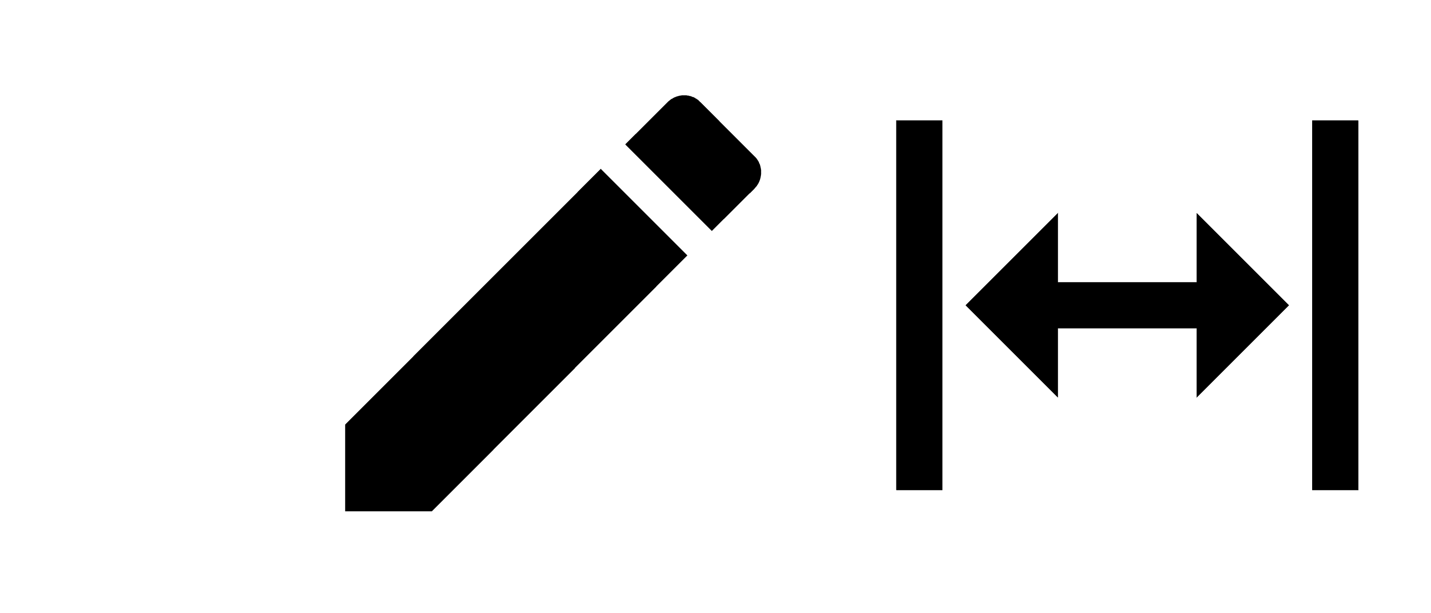 auto or fixed range icons