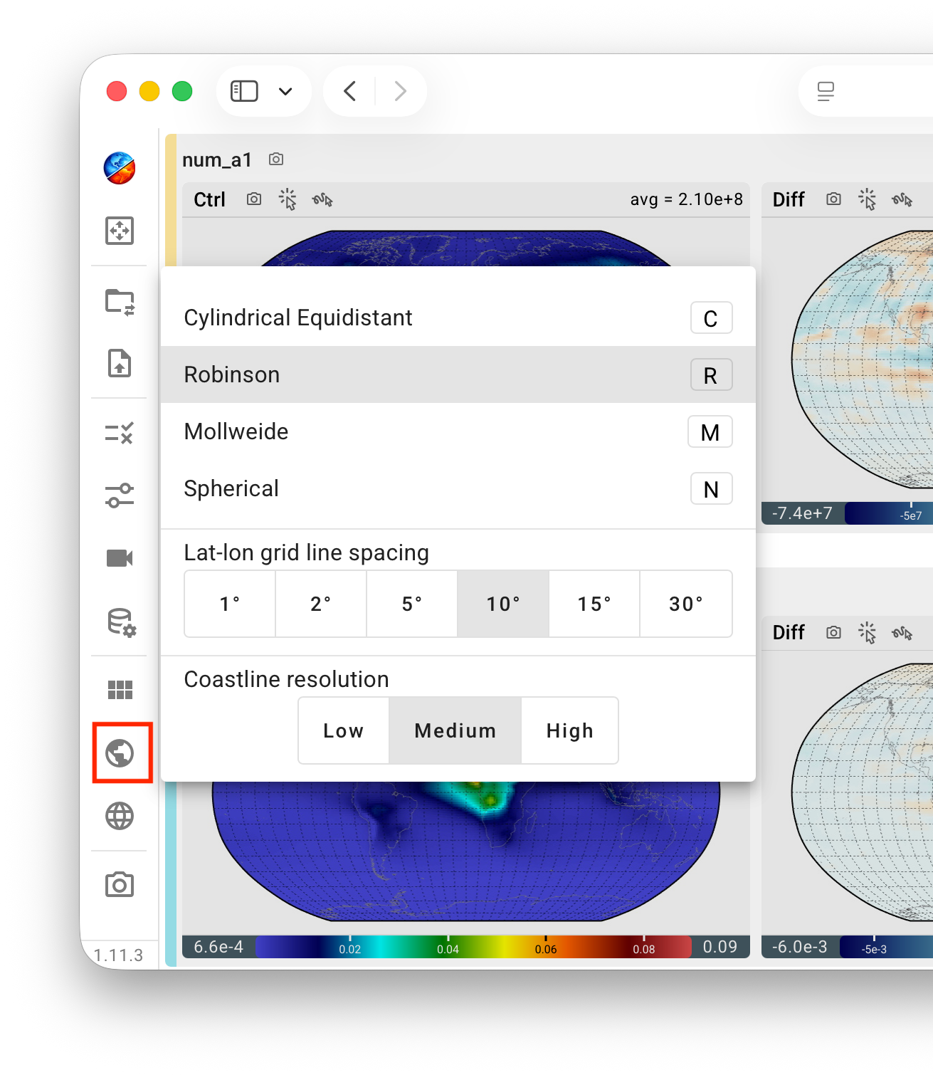 Map projections