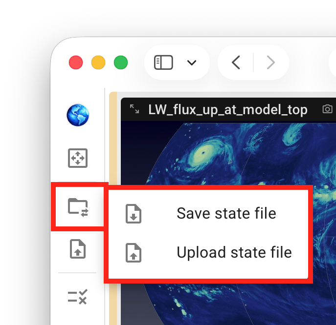 State explort and import