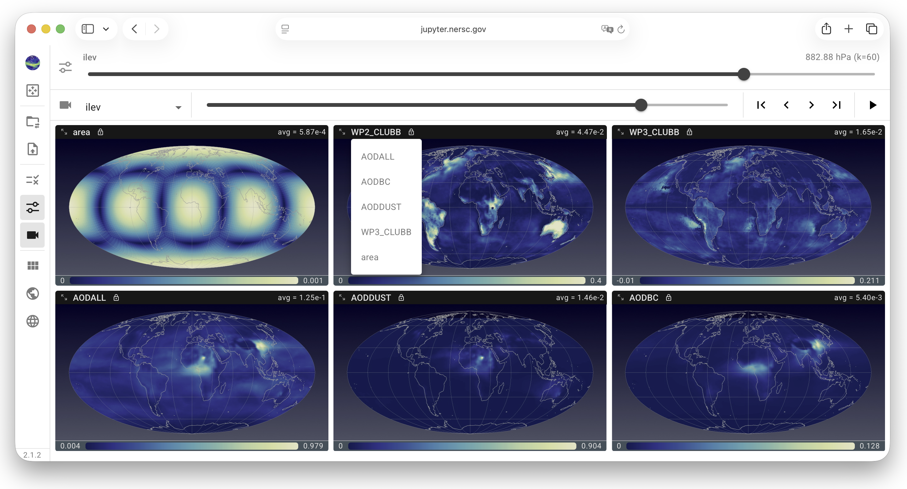 Select variable for a view
