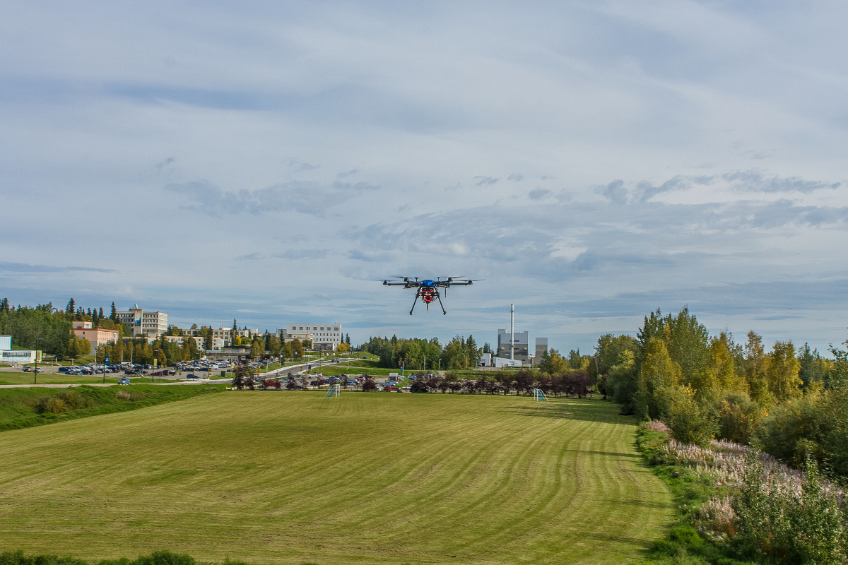 payload in drone at Fairbanks