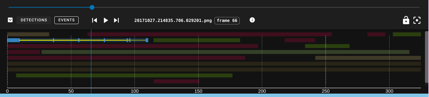 Event Viewer Interpolated Track