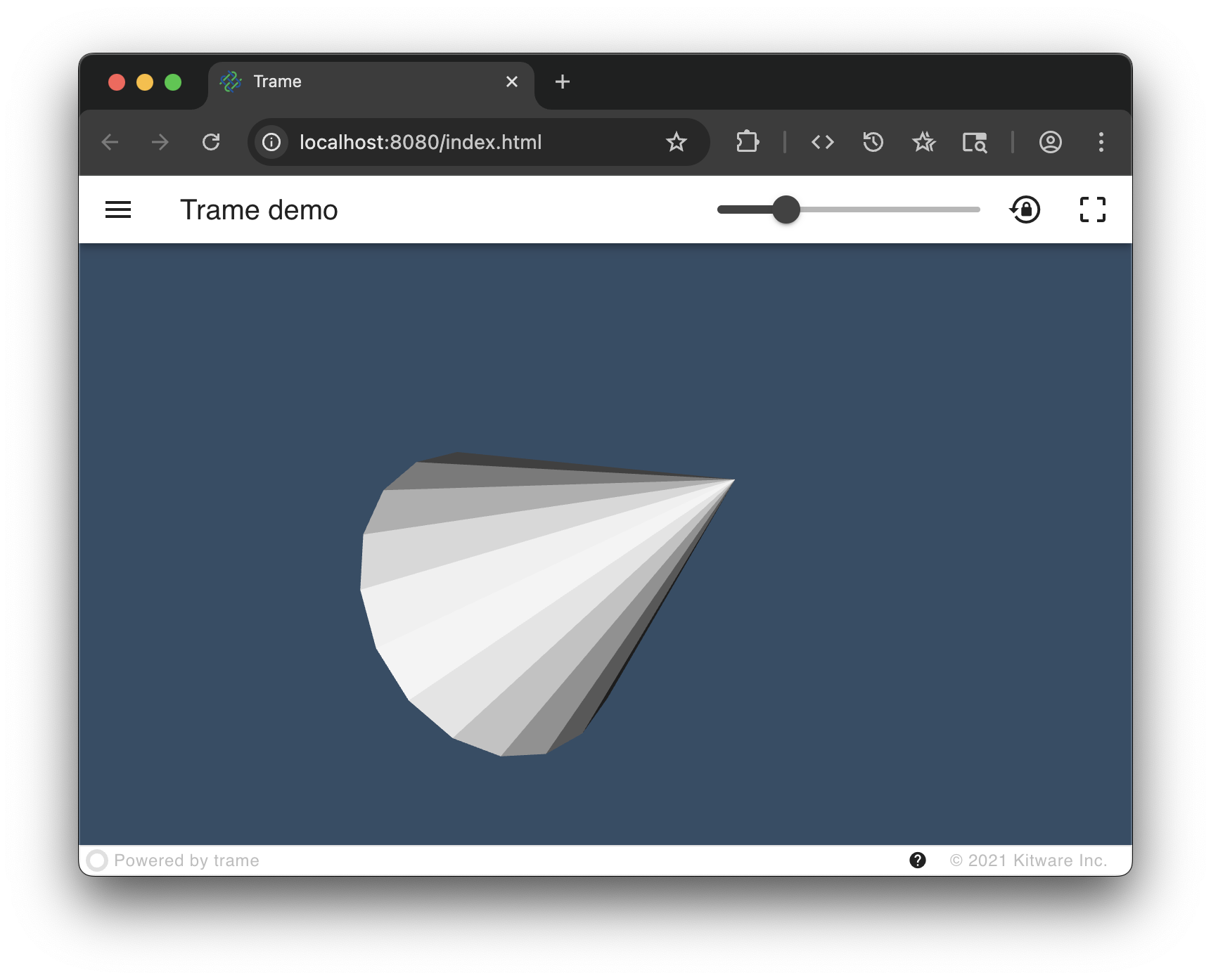 Simple trame app