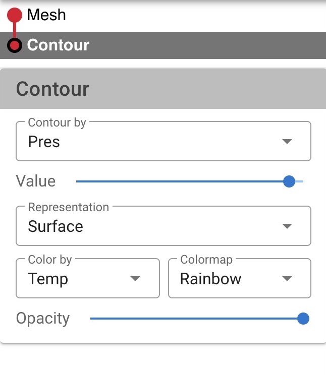 Example Application Drawer